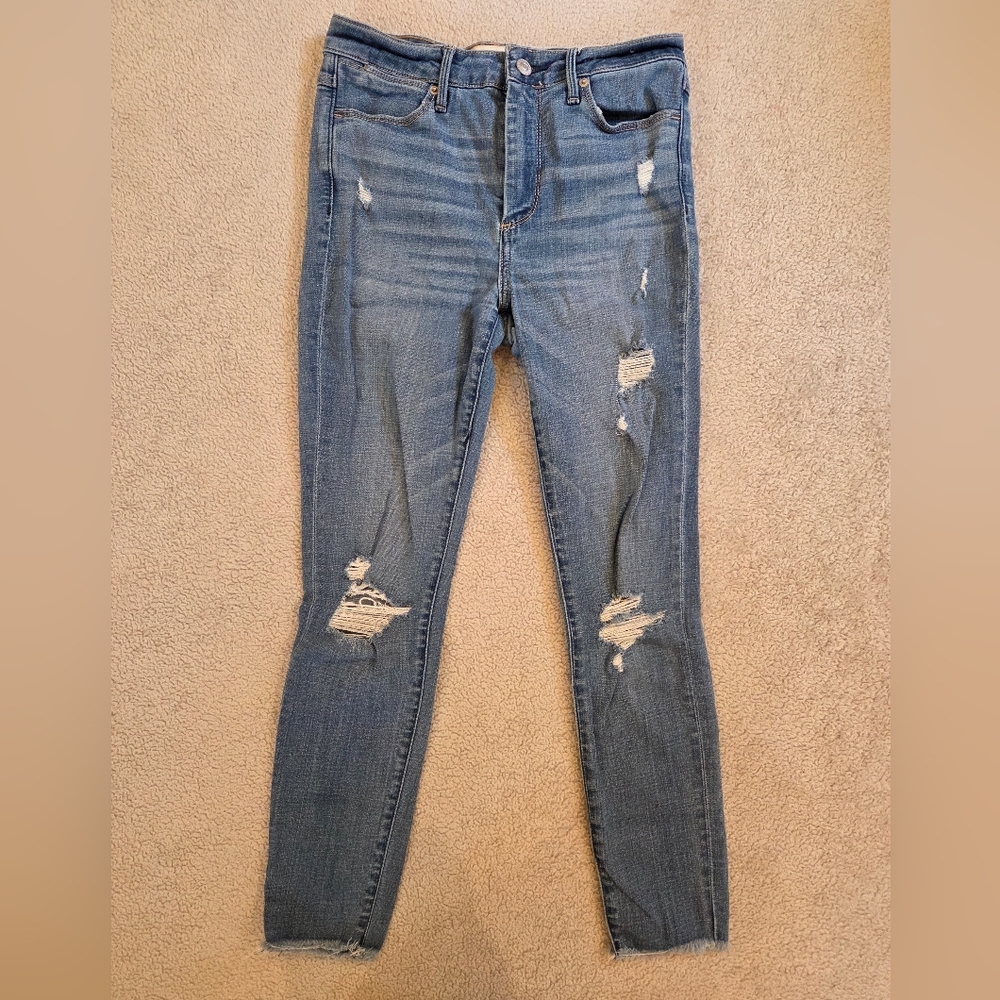 Women's Abercrombie & Fitch Ankle Jean High Rise 2